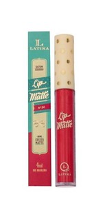 Ficha técnica e caractérísticas do produto Batom Líquido Latika Lip Matte Vermelho Nº24 - Latika Cosméticos