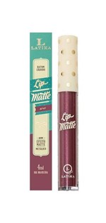 Batom Líquido Latika Lip Matte Vinho Metalico Nº41 - Latika Cosméticos