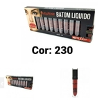 Ficha técnica e caractérísticas do produto Batom Líquido Matte New Ruby Rose Cor 211; Cor 230 CX 12