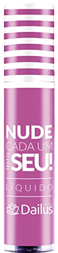 Ficha técnica e caractérísticas do produto Batom Liquido Nude Cada um Tem o Seu 04, Dailus, Rose