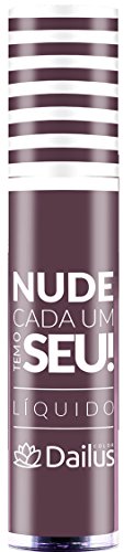 Ficha técnica e caractérísticas do produto Batom Liquido Nude Cada um Tem o Seu 16, Dailus, Cinza Vinil