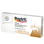 Ficha técnica e caractérísticas do produto Baytril Flavour 150mg – 10 Comprimidos _ Bayer 150mg