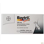 Ficha técnica e caractérísticas do produto Baytril Flavour 250 Mg com 06 Comprimidos