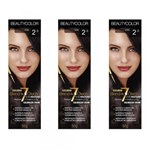 Ficha técnica e caractérísticas do produto Beautycolor Tinta Creme 2.0 Preto (Kit C/03)