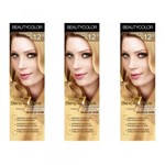 Ficha técnica e caractérísticas do produto Beautycolor Tinta Creme 12.0 Louro Muito Claro Especial (Kit C/03)