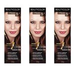Ficha técnica e caractérísticas do produto Beautycolor Tinta Creme 5.4 Castanho Claro Acobreado - Kit com 03
