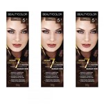 Ficha técnica e caractérísticas do produto Beautycolor Tinta Creme 5.3 Castanho Claro Dourado (Kit C/03)