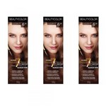 Ficha técnica e caractérísticas do produto Beautycolor Tinta Creme 6.34 Chocolate (Kit C/03)