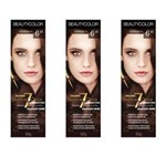 Ficha técnica e caractérísticas do produto Beautycolor Tinta Creme 6.35 Chocolate Glamour - Kit com 03
