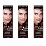Ficha técnica e caractérísticas do produto Beautycolor Tinta Creme 6.62 Vermelho Irisado (Kit C/03)