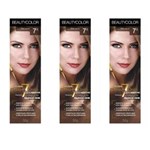 Ficha técnica e caractérísticas do produto Beautycolor Tinta Creme 7.0 Louro Natural - Kit com 03