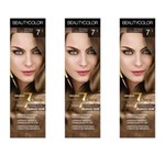 Ficha técnica e caractérísticas do produto Beautycolor Tinta Creme 7.1 Louro Natural Acinzentado - Kit com 03