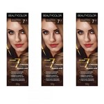 Ficha técnica e caractérísticas do produto Beautycolor Tinta Creme 7.3 Louro Dourado (Kit C/03)