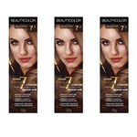 Ficha técnica e caractérísticas do produto Beautycolor Tinta Creme 7.3 Louro Dourado - Kit com 03