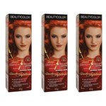 Ficha técnica e caractérísticas do produto Beautycolor Tinta Creme Especial 76.44 Ruivo Absoluto - Kit com 03