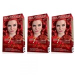 Ficha técnica e caractérísticas do produto Beautycolor Tinta Kit 77.44 Vermelho Sedução (Kit C/03)