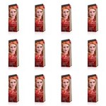 Ficha técnica e caractérísticas do produto Beautycolor Tinta Vermelho Infalível 96.44 Ruivo Claro Indecifrável - Kit com 12