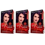 Ficha técnica e caractérísticas do produto Beautycolor Tinta Vermelhos Infalíveis - Kit 42.26 Marsala Violet Misterioso - Kit com 03