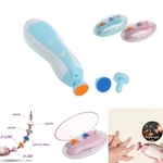 Ficha técnica e caractérísticas do produto Bebê elétrica Toe Nail Trimmer Ferramenta Grooming Cuidados Grinder Clipper ferramenta segura