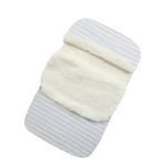 Ficha técnica e caractérísticas do produto Bebê Stripes algodão espessamento com forro de lã saco de dormir com capuz Quente para Baby Stroller