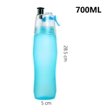 Ficha técnica e caractérísticas do produto Beber dos Homens Mulheres & bruma exterior Desporto Non-Toxic BPA Free & Eco-Friendly PC garrafa de Água 700ml