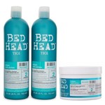 Ficha técnica e caractérísticas do produto Bed Head Recovery Kit Shampoo 750ml + Condicionador 750ml + Máscara 200g - Tigi