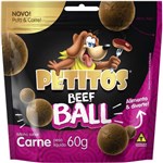 Snack Petitos para Cães Beef Ball Sabor Carne - 60g
