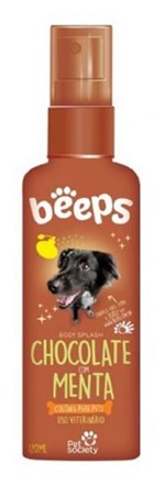 Ficha técnica e caractérísticas do produto Beeps Body Splash Chocolate com Menta 120ml - Pet Society