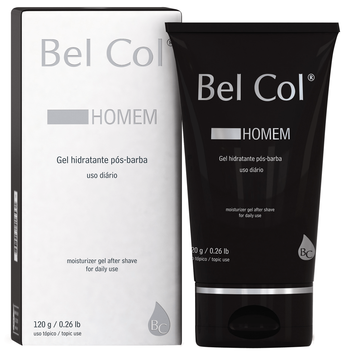 Ficha técnica e caractérísticas do produto Bel Col Homem - Gel Hidratante Pós Barba 120 G