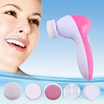 Ficha técnica e caractérísticas do produto Beleza Multi-Function limpeza rosto escova 1pc 5 Em 1 Skin Facial Cuidados Massagem Spa Limpo nova ferramenta