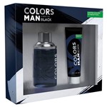 Ficha técnica e caractérísticas do produto Benetton Colors Man Black Kit - Perfume Masculino + Gel de Banho