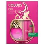 Benetton Colors Pink Kit - Edt 80ml + Desodorante