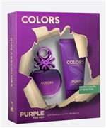 Ficha técnica e caractérísticas do produto Benetton Colors Purple Kit - Eau de Toilette 80ml + Body Lotion 75ml