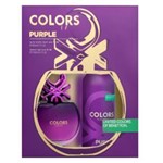 Ficha técnica e caractérísticas do produto Benetton Colors Purple Kit - EDT 80ml + Desodorante Kit