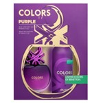 Ficha técnica e caractérísticas do produto Benetton Colors Purple Kit - Edt 80ml + Desodorante