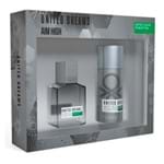 Ficha técnica e caractérísticas do produto Benetton United Dreams Aim High Kit - Perfume Masculino EDT 100ml + Deo Body Spray 24h 150ml Kit