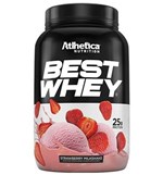 Ficha técnica e caractérísticas do produto Best Whey Strawberry Milkshake (900g) - Atlhetica Nutrition