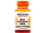 Ficha técnica e caractérísticas do produto Beta Caroteno 6000 UI 60 Cápsulas - Sundown Naturals