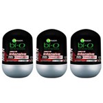 Ficha técnica e caractérísticas do produto Bì-O Intensive Desodorante Rollon Masculino 50ml - Kit com 03
