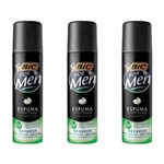 Ficha técnica e caractérísticas do produto Bic Espuma de Barbear For Men Refresh 145g (Kit C/03)