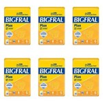 Ficha técnica e caractérísticas do produto Bigfral Plus Fralda Geriátrica G com 8 - Kit com 06
