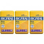 Ficha técnica e caractérísticas do produto Bigfral Plus Fralda Geriátrica Xg C/7 (Kit C/03)