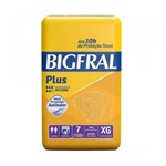Ficha técnica e caractérísticas do produto Bigfral Plus Fralda Geriátrica Xg C/7