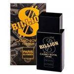 Ficha técnica e caractérísticas do produto Billion Casino Royal Eau de Toilette Paris Elysees - Perfume Masculino 100ml - Paris Elysses