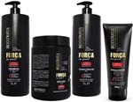 Ficha técnica e caractérísticas do produto Bio Extratus Força C/ Pimenta Shampoo + Condicionador + Máscara 1 L+ Final