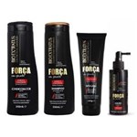 Ficha técnica e caractérísticas do produto Bio Extratus Força com Pimenta Shampoo + Condicionador 350ml + Máscara + Loção