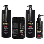 Ficha técnica e caractérísticas do produto Bio Extratus Força com Pimenta Shampoo + Condicionador + Máscara 1 L