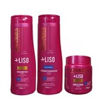 Bio Extratus Mais Liso Kit Shampoo Condicionador Máscara 250g