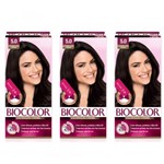 Ficha técnica e caractérísticas do produto Biocolor Coloração Mini 5.0 Castanho Claro Luxuoso (Kit C/03)