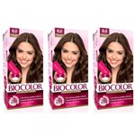 Ficha técnica e caractérísticas do produto Biocolor Coloração Mini 6.0 Louro Escuro Classico (Kit C/03)